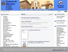 Tablet Screenshot of comune.albonese.pv.it